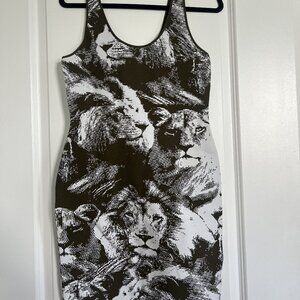 Roberto Cavalli Lion Print Dress- Never worn